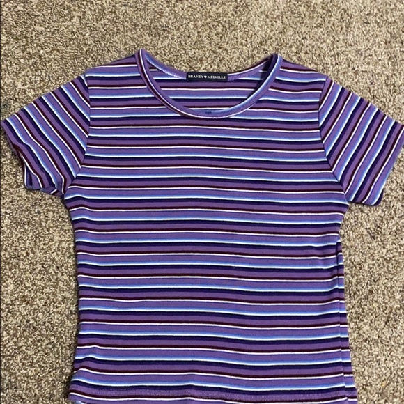 Brandy Melville Striped Tshirt | Poshmark